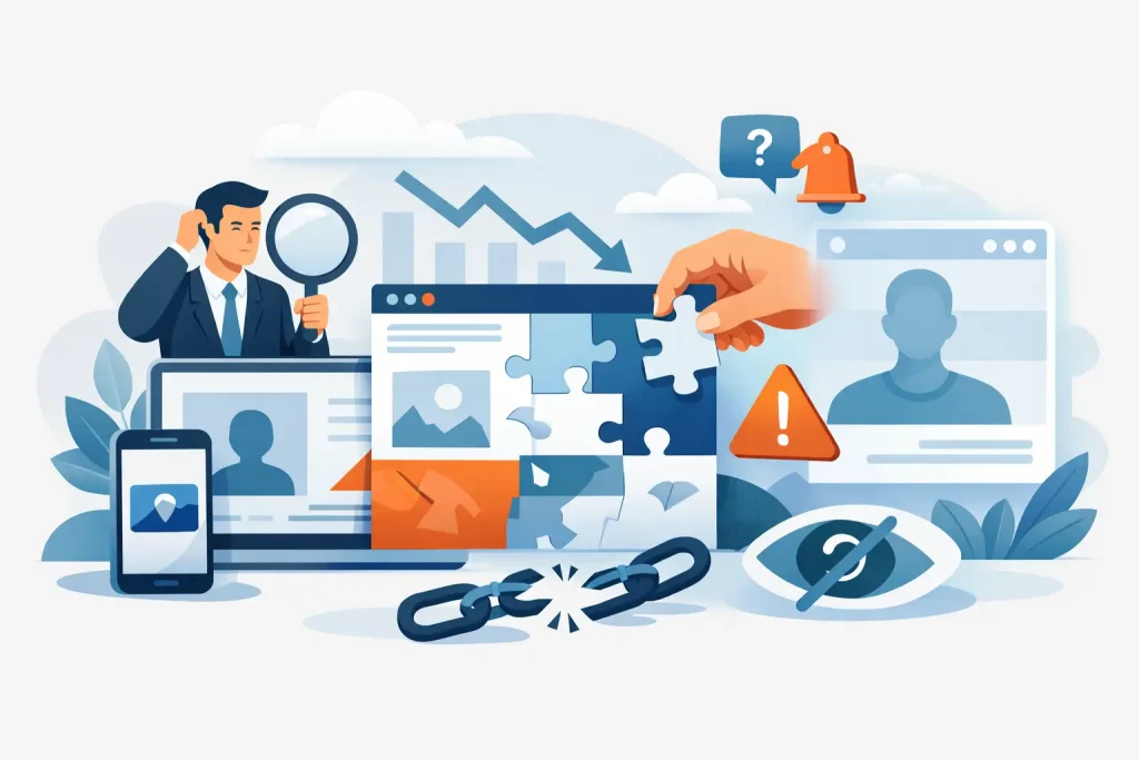 Scopri di più sull'articolo 7 errori di presenza digitale incompleta