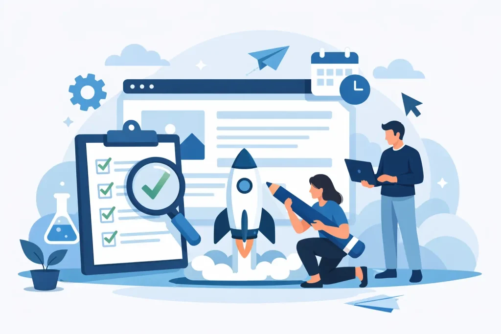 Scopri di più sull'articolo Checklist sito pre lancio: cosa verificare