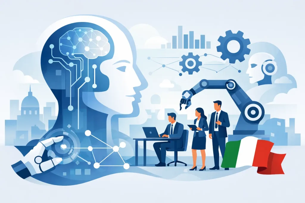 Scopri di più sull'articolo Intelligenza artificiale nelle aziende italiane