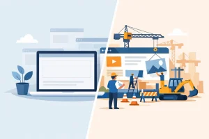Scopri di più sull'articolo Sito vuoto vs sito in costruzione: differenze