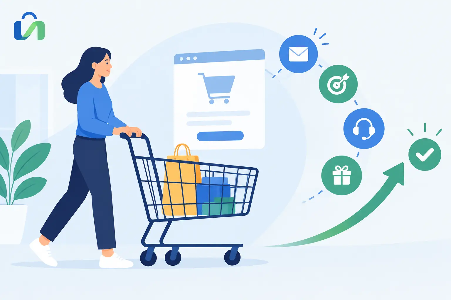 Strategie per ridurre abbandono carrelli