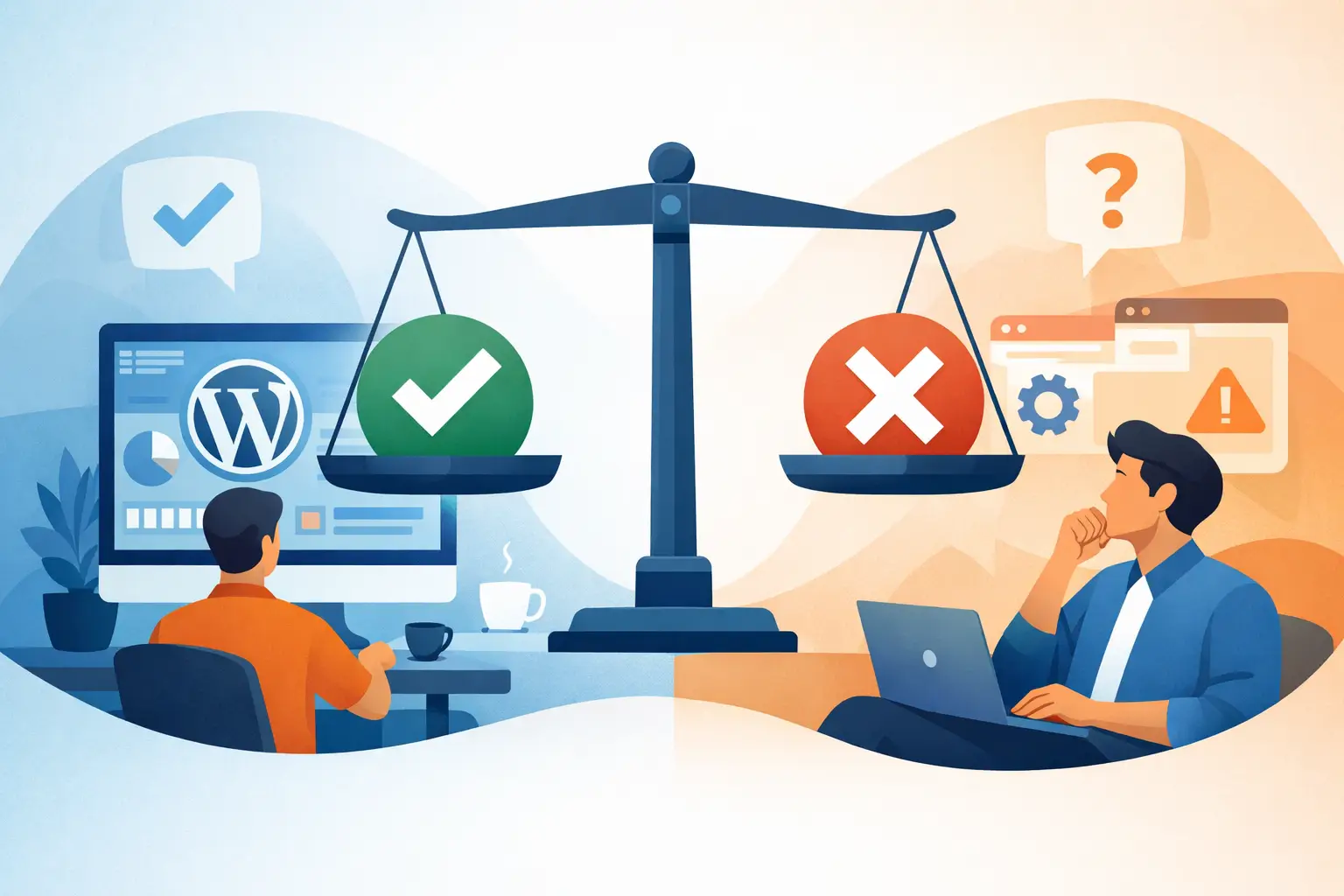 WordPress sì o no? Quando conviene davvero